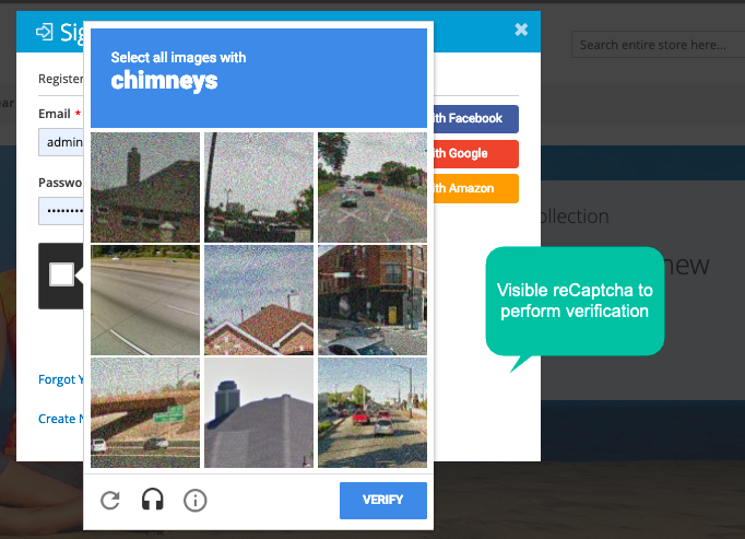 Magento 2 Google Invisible CAPTCHA