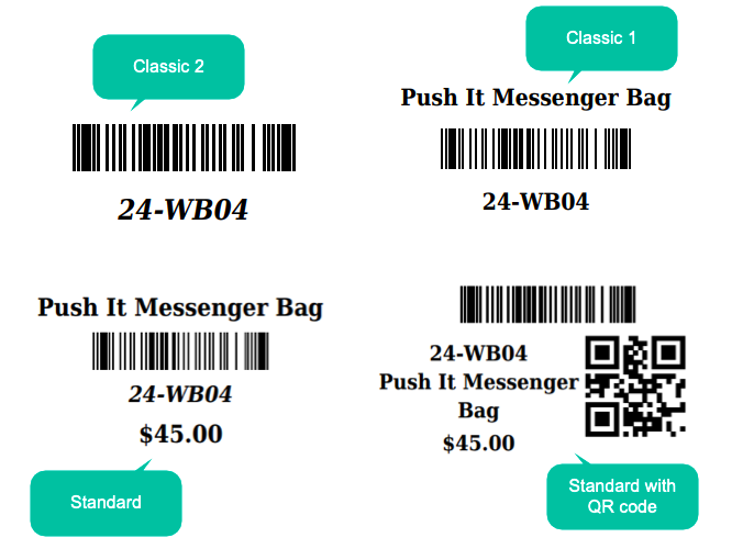 pre-made barcode labels