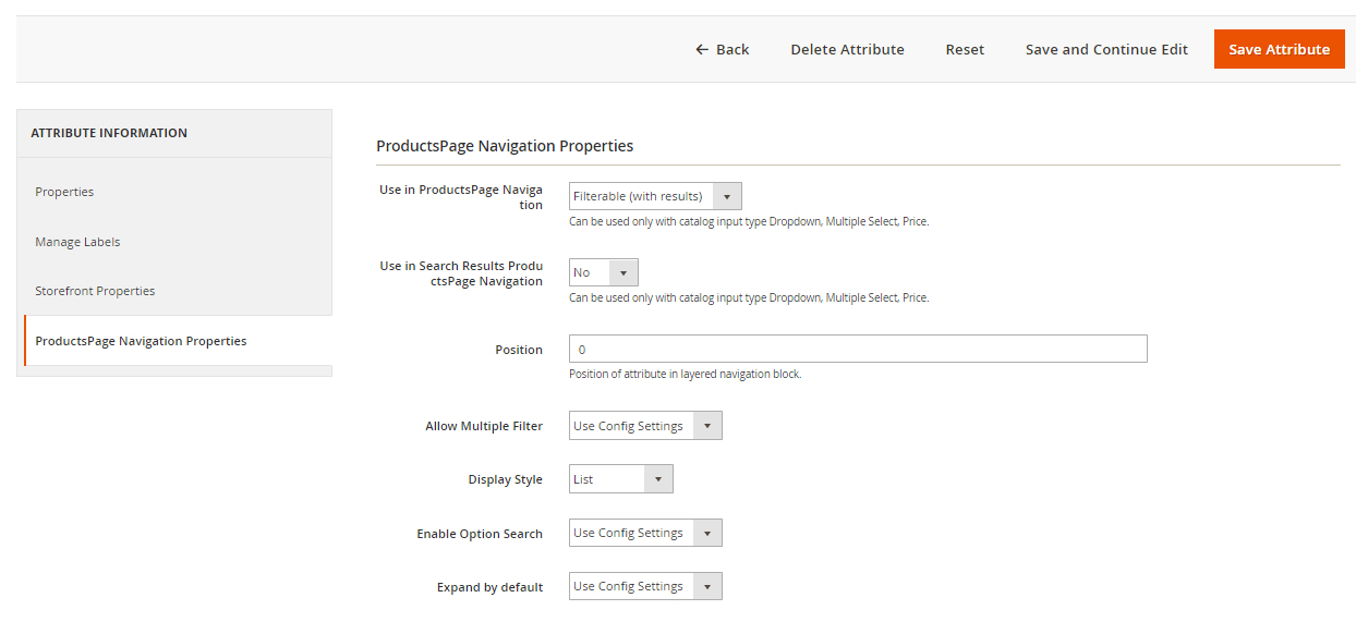 adjustment grid