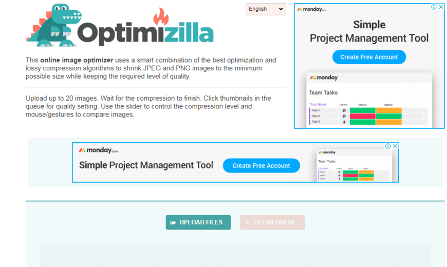 Optimizilla Image Optimizer