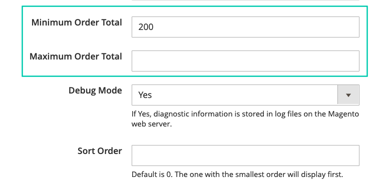 Allow setting transaction rules