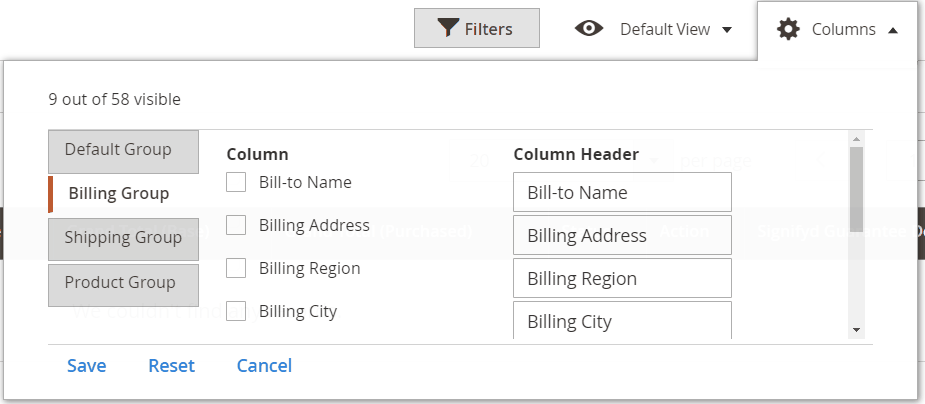 magento 2 Display order grid