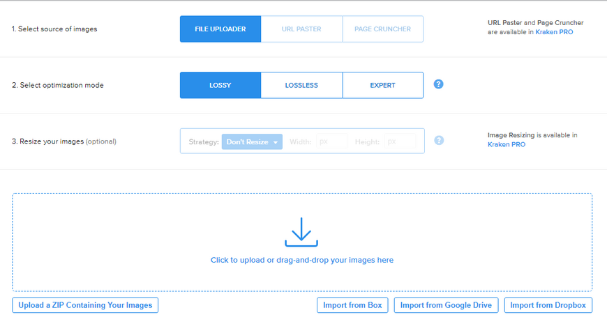 Kraken Image Optimizer