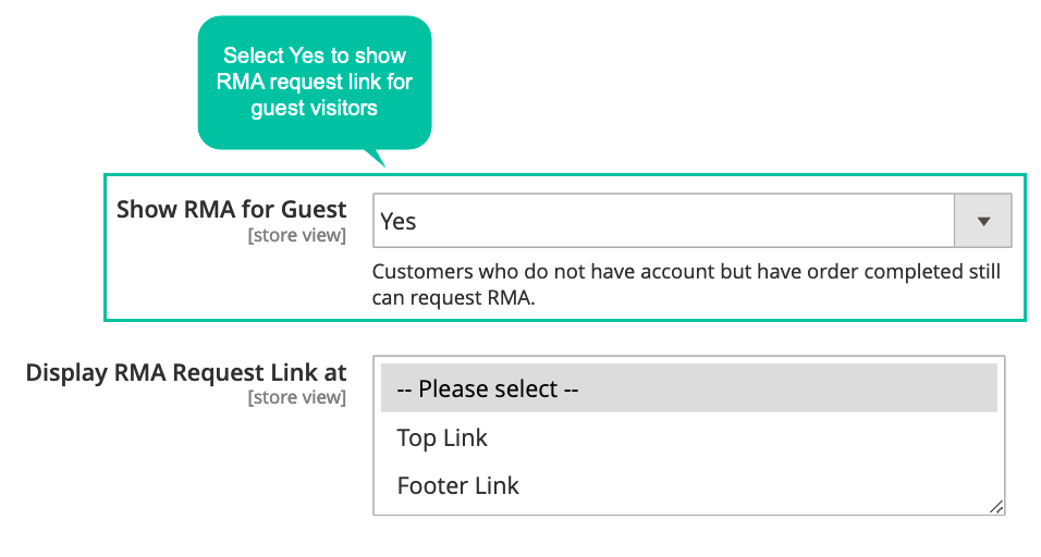 Allows Guests To Send RMA Requests