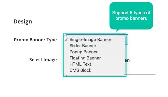 6 display styles of promotion banners