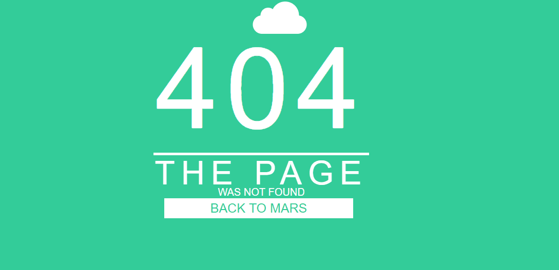404 page result