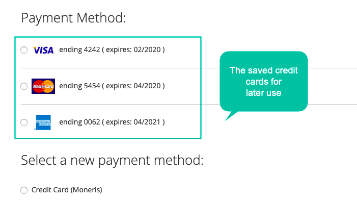 Storage card data