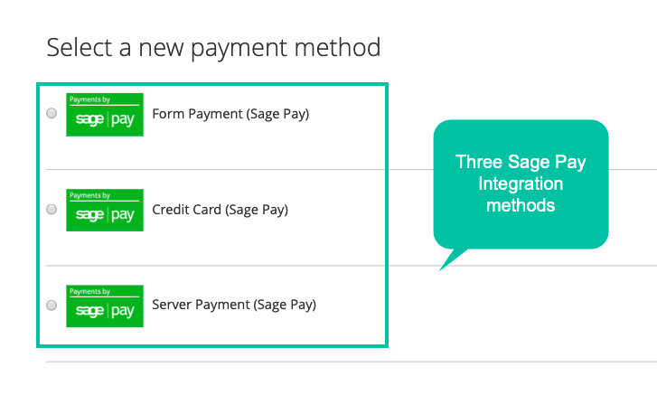 Support 3 interface options