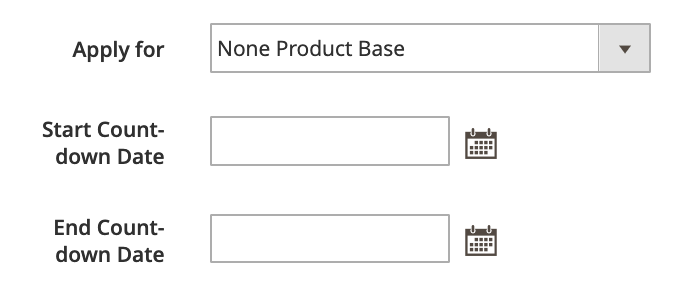 Magento 2 countdown timer module