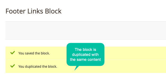 Duplicating Block