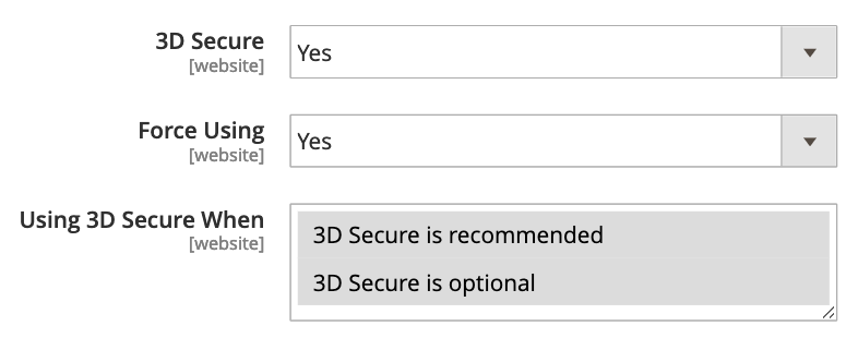 Support 3D Secure