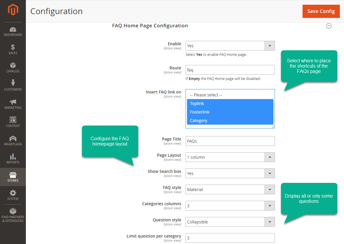 How to customize FAQ page design