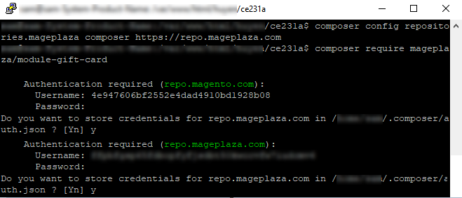 Mageplaza Credential Authentification