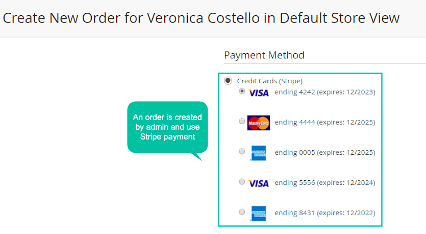 Payment Can Be Created From Admin Side