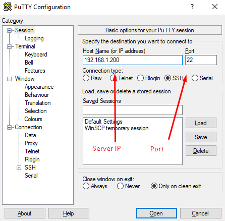 conenct magento 2 server using Putty