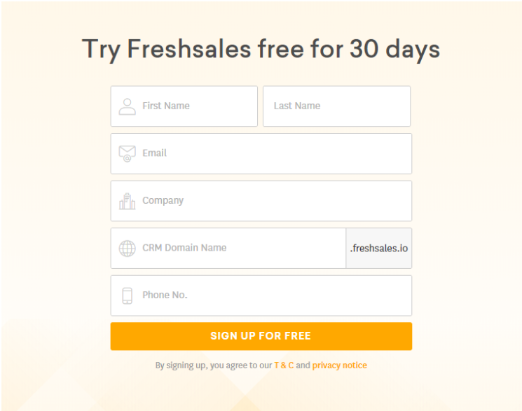 Instructions For Registering And Using Freshsales 1